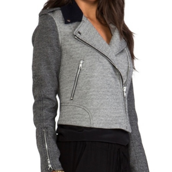 Theory Jackets & Coats Theory Adashi K Wool Moto Jacket - Picture 3 of 7